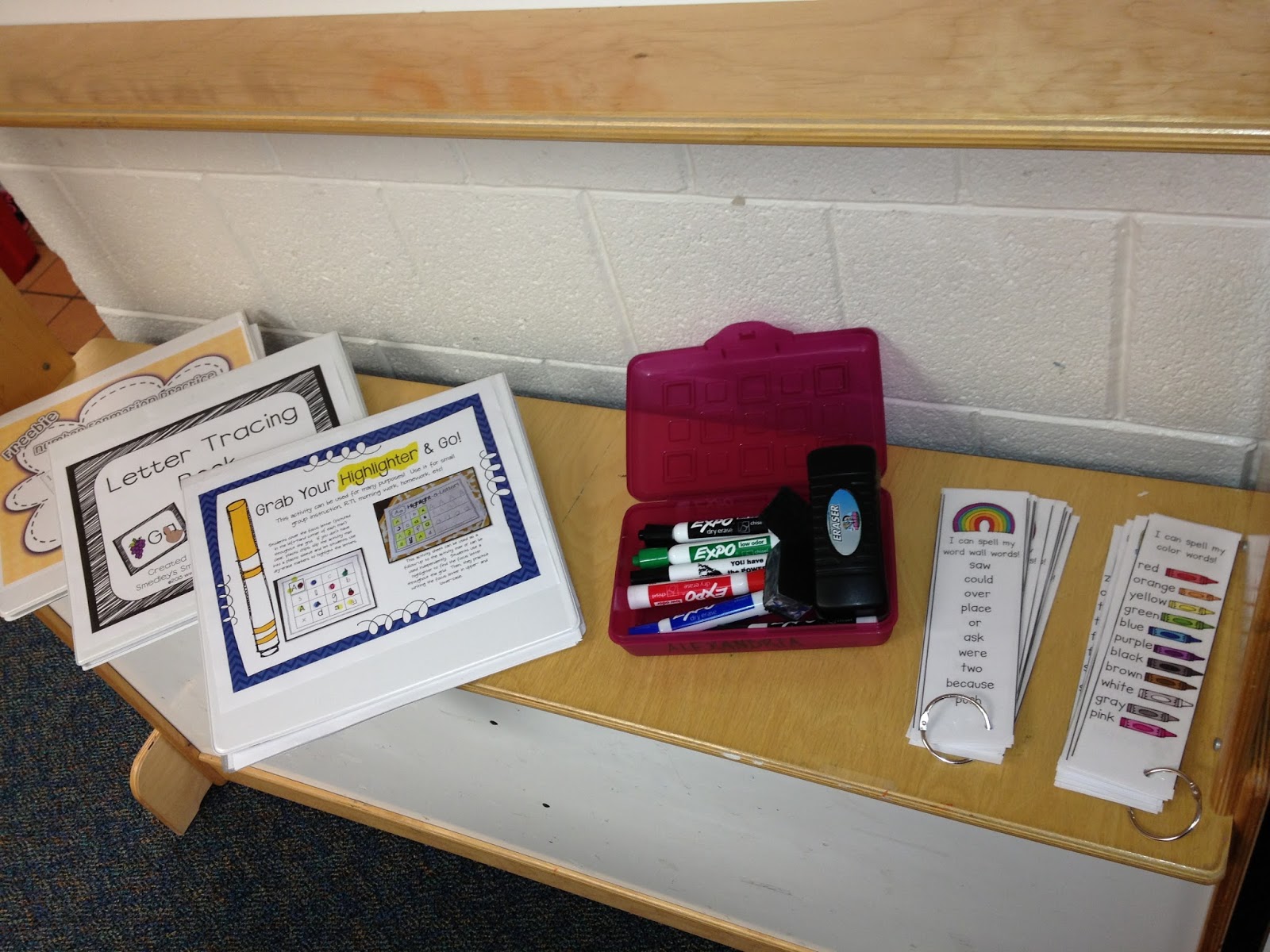 Kindergarten Writing Center SSSTeaching